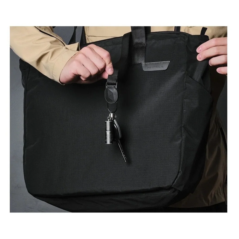 ALPAKA NEW‎ Metro Tote Black Axoflux 210D 14L Laptop Bag /Weatherproof